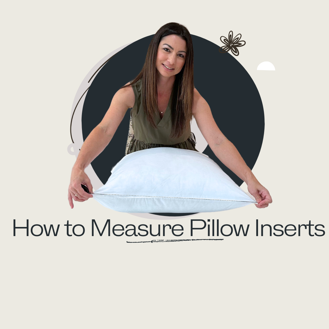How to Measure Decorative Pillow Inserts for Pillow Covers