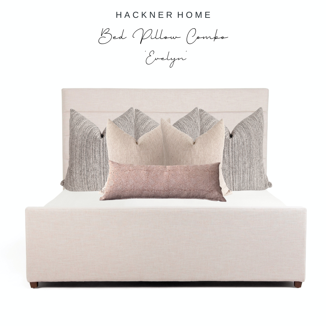 Bed Pillow Combo Warm Embrace, Bed Pillow Set, Decorative Pillow Covers, Bed  Pillow Covers, Designer Pillow Covers, Bed Sets, HACKNER HOME 
