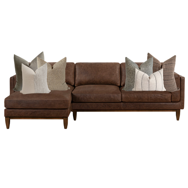 Sectional Chaise Sofa Pillow Combo | 'The Favorite'