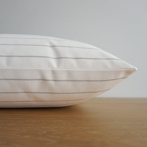 Minimal Stripe | Gray Outdoor Pillow Cover