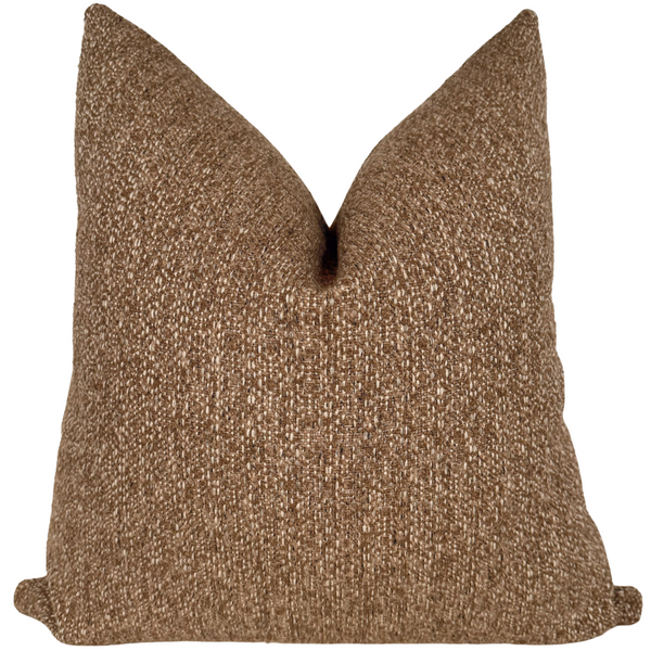 Farro Brown Pillow Cover