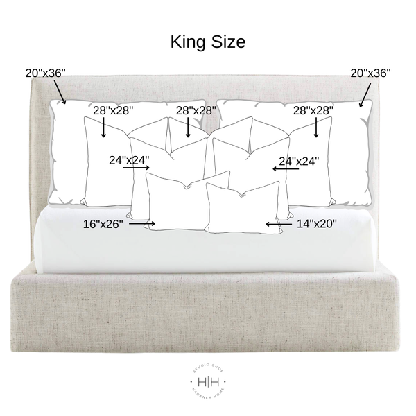 Bed Pillow Insert Combo Five Layer Design: Option 1