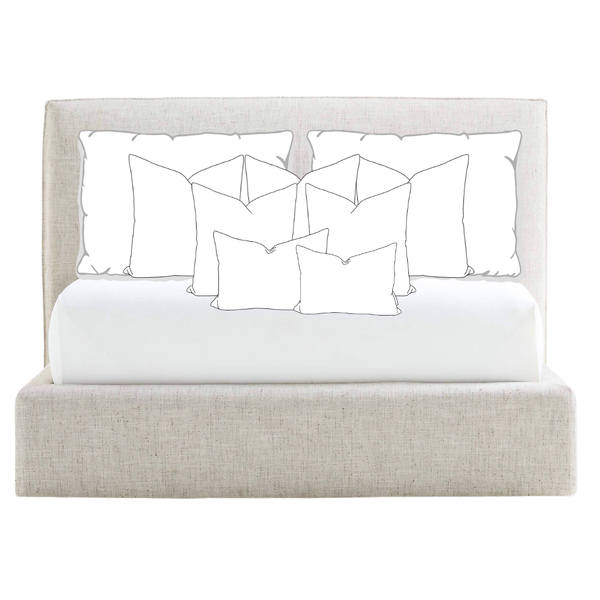 Bed Pillow Insert Combo Five Layer Design: Option 1