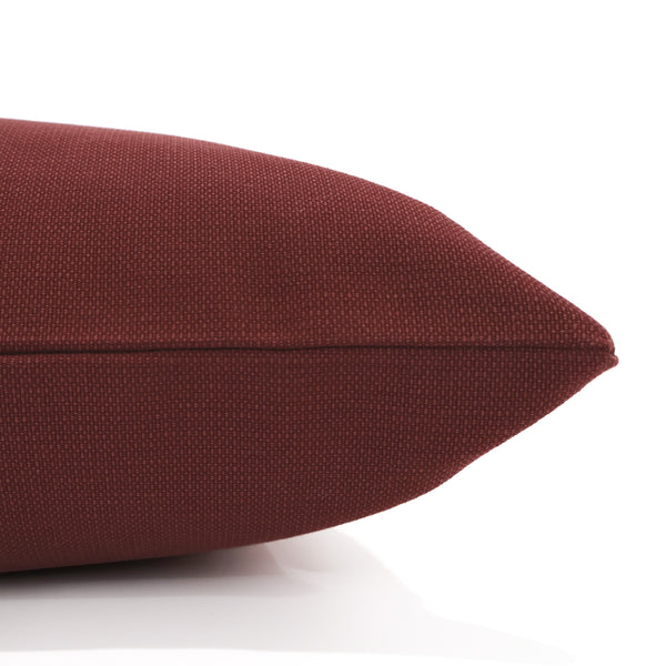 Solid Canvas | Cranberry Pillow Cover