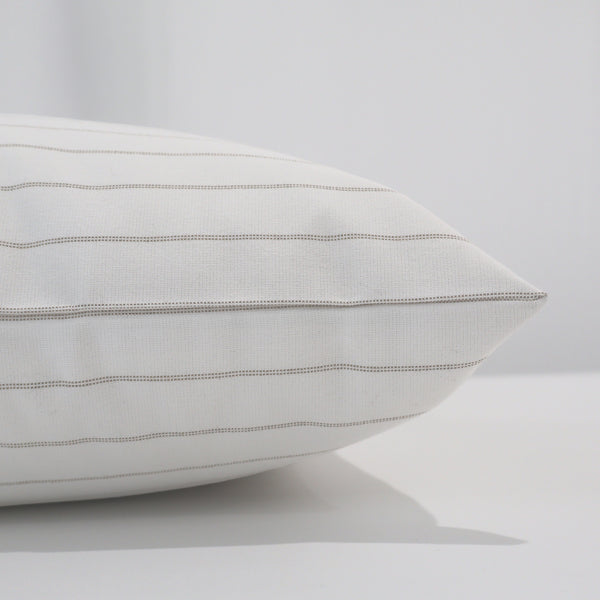 Minimal Stripe | Brown Outdoor Pillow Cover