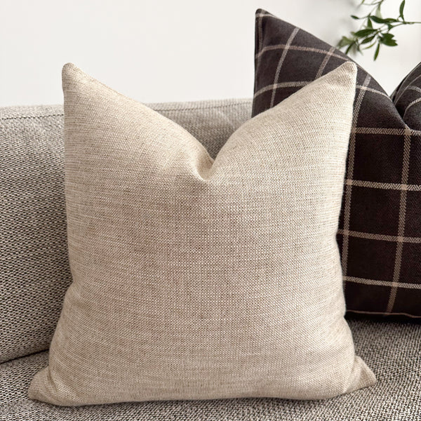 Natural Fleck Pillow Cover