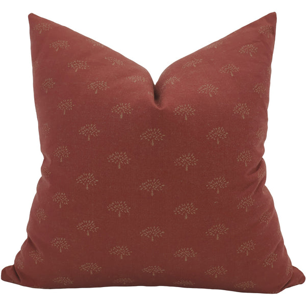 Vintage Red Pillow Cover