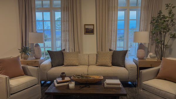 Modern Chic Living Room Pillow Combo