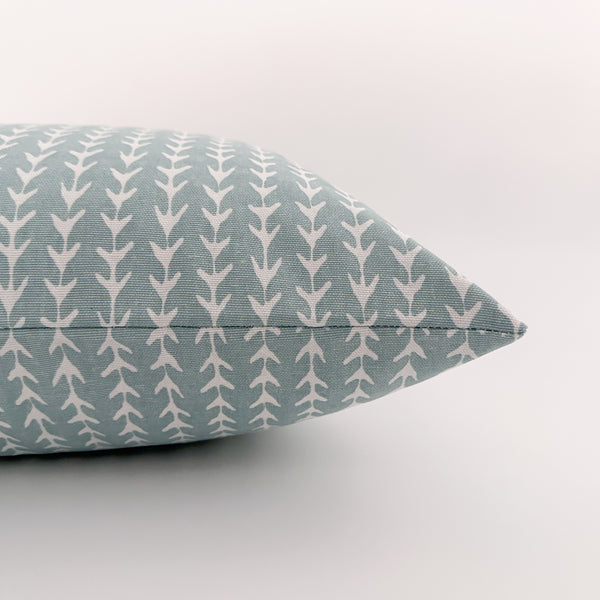 Vine | Pale Blue Pillow Cover