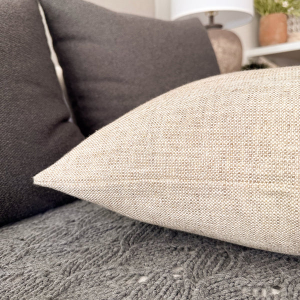 Natural Fleck Pillow Cover
