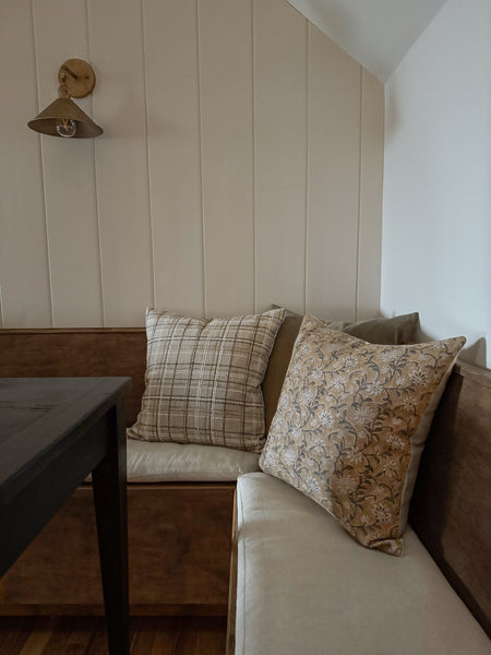 Olive Velvet Pillow Cover