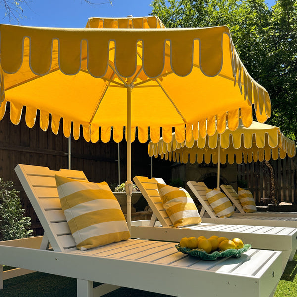 Cabana Yellow | Outdoor Pillow Cover