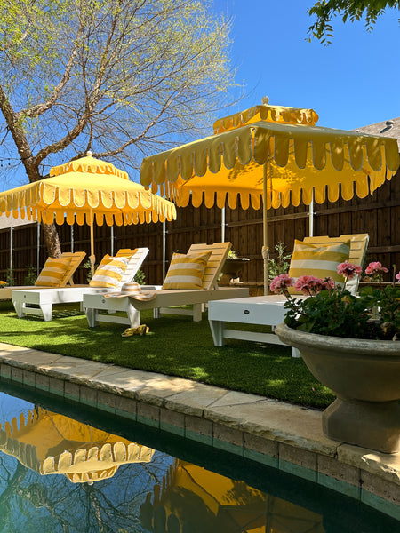 Cabana Yellow | Outdoor Pillow Cover