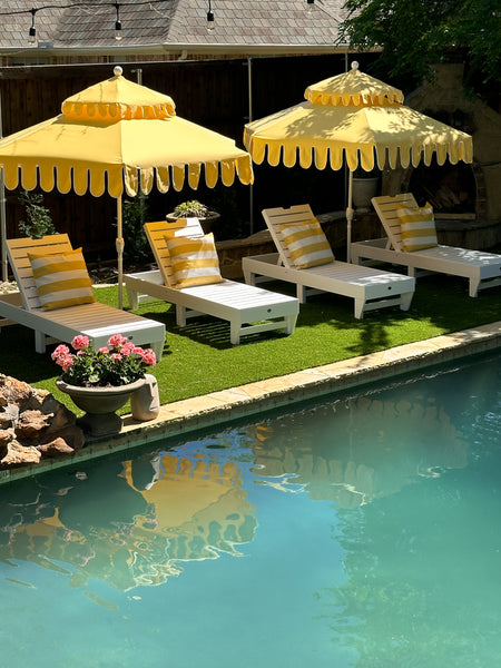 Cabana Yellow | Outdoor Pillow Cover