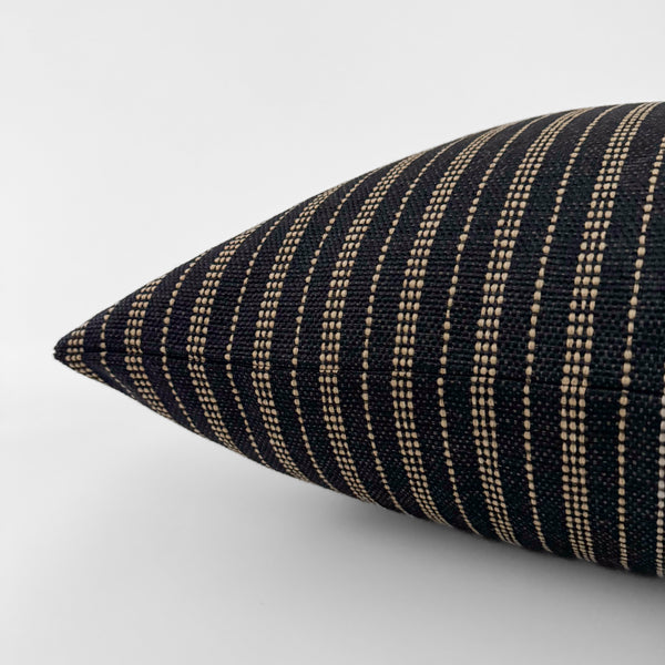 Jute Stripe Pillow Cover