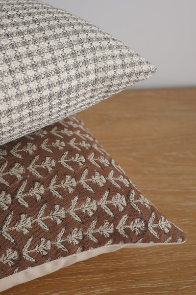 Gentleman's Checkered Plaid Pillow Cover