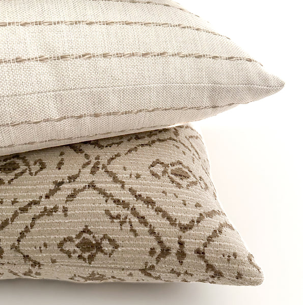 Jemila | Brown Pillow Cover