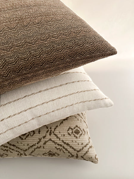Jemila | Brown Pillow Cover