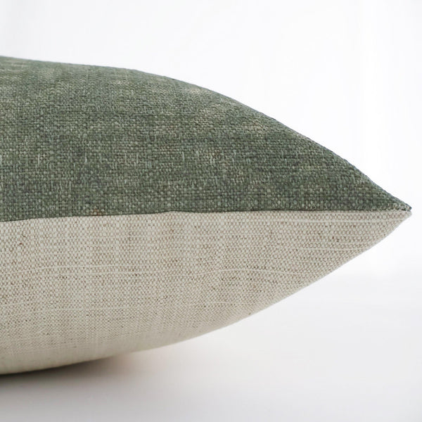Elias | Gray Green Pillow Cover