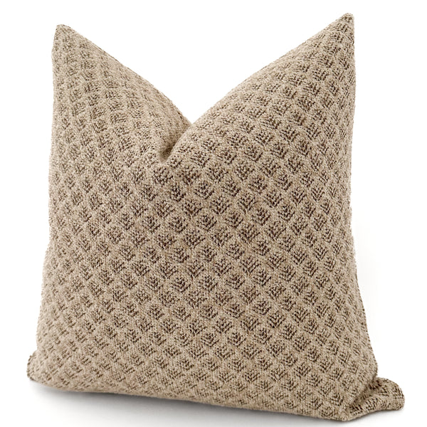 Lollo Rossa | Brown Pillow Cover