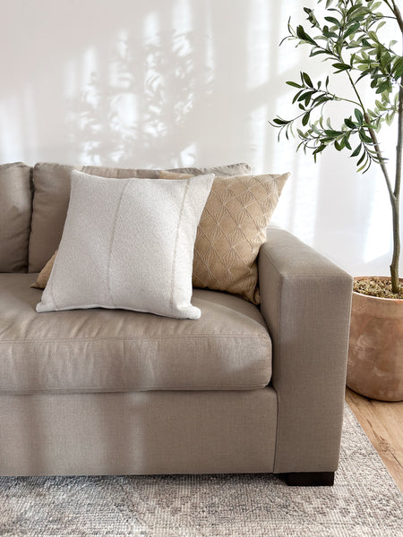 Cozy Ivory Indoor/Outdoor Pillow Cover