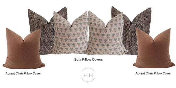 Modern Chic Living Room Pillow Combo