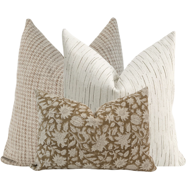 Modern Cottage Vibe Pillow Cover Set