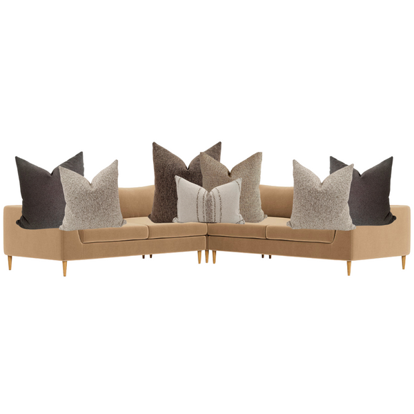Sectional Pillow Combo 'Modern Earth'