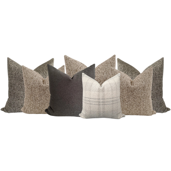 Sectional Pillow Combo 'Warm & Cozy'