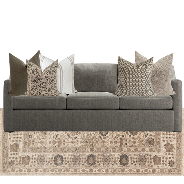 Sofa Pillow Combo 'Olive Harmony'