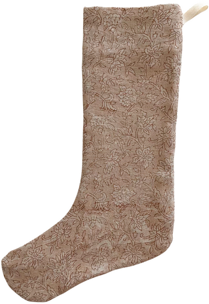 Orchid Pink Holiday Stocking | Large Minimal Design