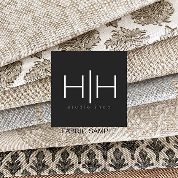 Block Print Handloom Linen Fabric Heavy Linen Fabric by the Yard
