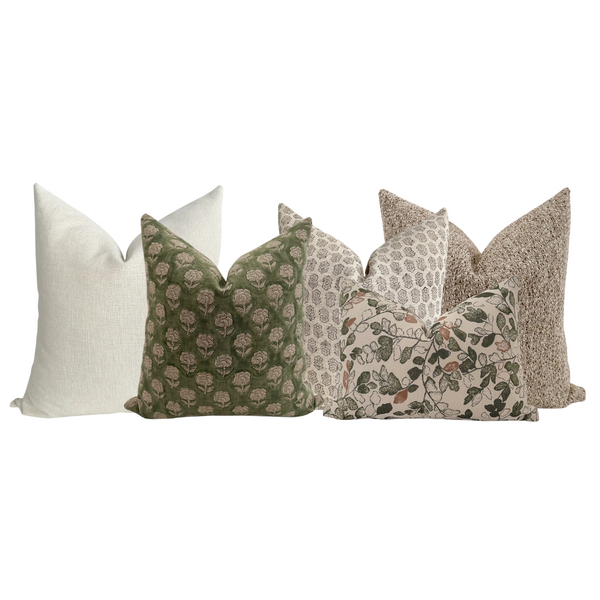 Sofa Pillow Combo 'Prairie Garden'