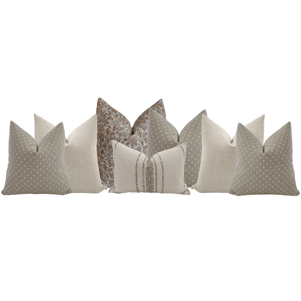 Sectional Pillow combo 'Soft Transitions'