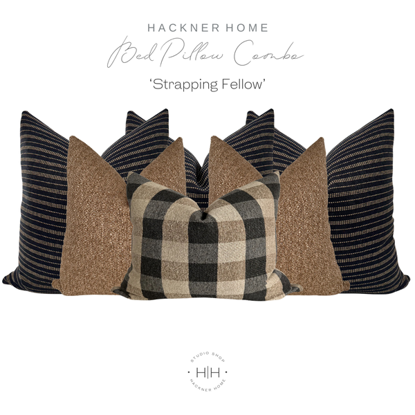 Bed Pillow Combo 'Strapping Fellow'