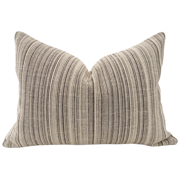 Textured Linen | Brown Pillow Cover