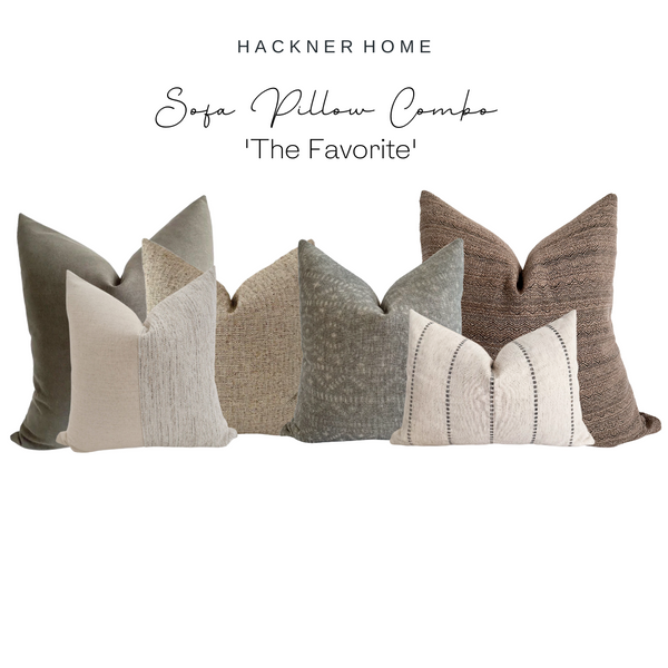 Sofa Pillow Combo 'The Favorite'