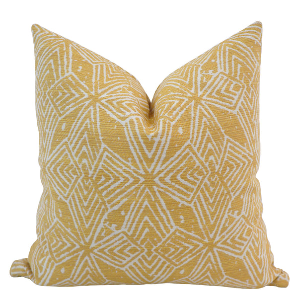 Twila Yellow | Outdoor Pillow Cover