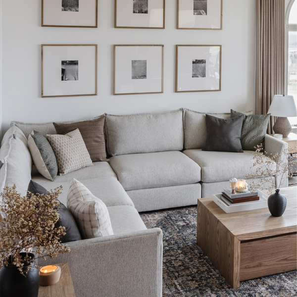 Elias | Gray Green Pillow Cover