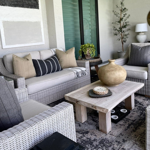 Coconut Cloth Indoor/Outdoor Pillow Cover