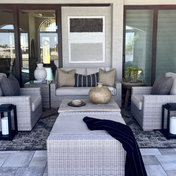 Nearly Black Indoor/Outdoor Pillow Cover