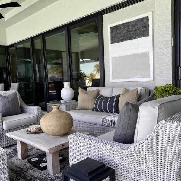 Nearly Black Indoor/Outdoor Pillow Cover
