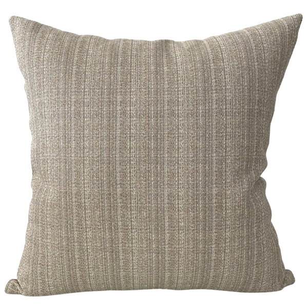 Brown Outdoor Pillow, Solid Brown Outdoor pillow cover, Designer Pillow Cover for outdoor, Hackner Home, Decorative Pillows for outdoor, Textured outdoor pillows, Tan Outdoor Pillows, Handmade Pillows, High End Outdoor Pillows