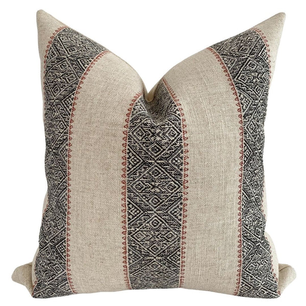 Rustic Pillow Cover, Rustic Pillows, Hackner Home, Decorative Pillows, Designer Pillows, Southwestern Style Pillow, Western Style Pillow, Boho Pillow, Linen pillows, Neutral Pillows, Handmade Pillows, Made in USA Pillows