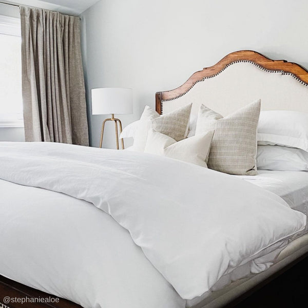 Gray Pillows, Gray Pillow Covers, Gray Decorative Pillows, Stripe Decorative Pillows, Striped Pillow Covers, Textured Pillow Cover, Warm Neutral Pillow Cover, Striped Pillow Cover, Hackner Home Pillows, Designer Pillows, Decorative Pillows, Woven pillows, Farmhouse Pillows, Gray Bed Pillows, Neutral Pillows