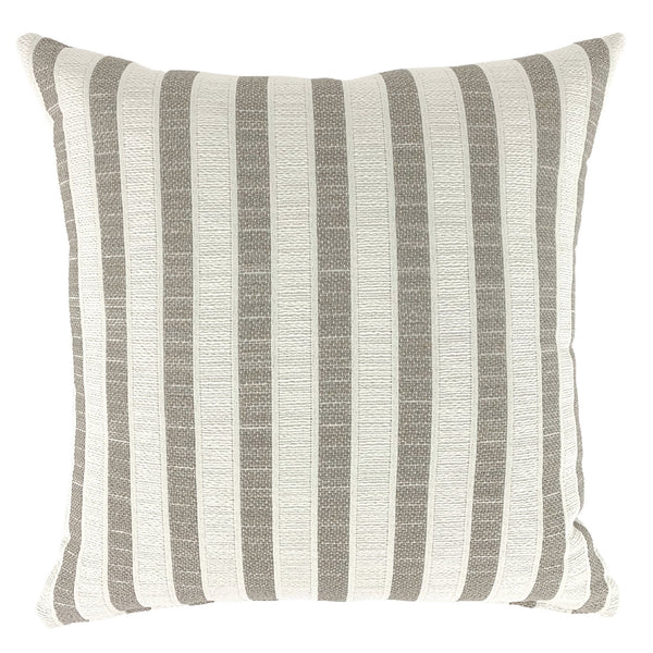 Woven Stripes | Sand Outdoor Pillow Cover