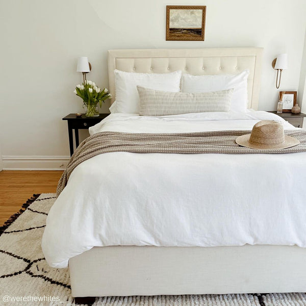 Long Lumbar Pillow, Long Pillow for bed, Long Bed Pillow, Gray Pillows, Gray Pillow Covers, Gray Decorative Pillows, Stripe Decorative Pillows, Striped Pillow Covers, Textured Pillow Cover, Warm Neutral Pillow Cover, Striped Pillow Cover, Hackner Home Pillows, Designer Pillows, Decorative Pillows, Woven pillows, Farmhouse Pillows, Gray Bed Pillows, Neutral Pillows
