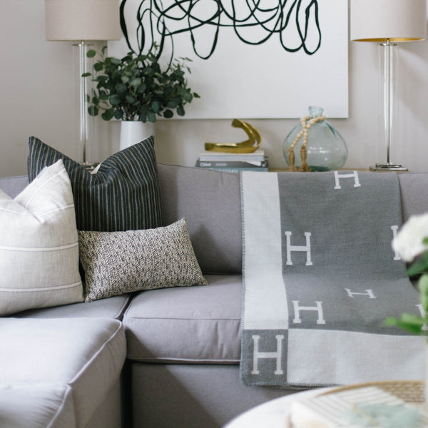 Decorative pillows, pillow shop, black pillows, boho pillows, boho farmhouse decor, living room design, @artofeverydayliving, Hackner Home