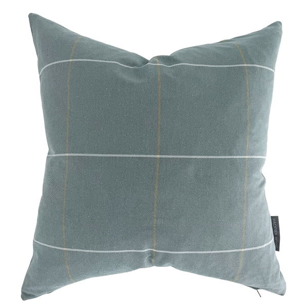 Green Plaid Pillow, Plaid Pillow Cover, Decorative Pillow Cover, Hackner Home, Handmade Pillow Shop, Windowpane Pillow, Green Pillow, Winter Pillows, Hackner Home, Green Plaid Pillow, Green Christmas Pillow Covers