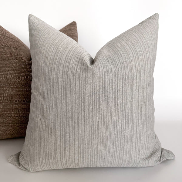 Watermark Gray Pillow Cover